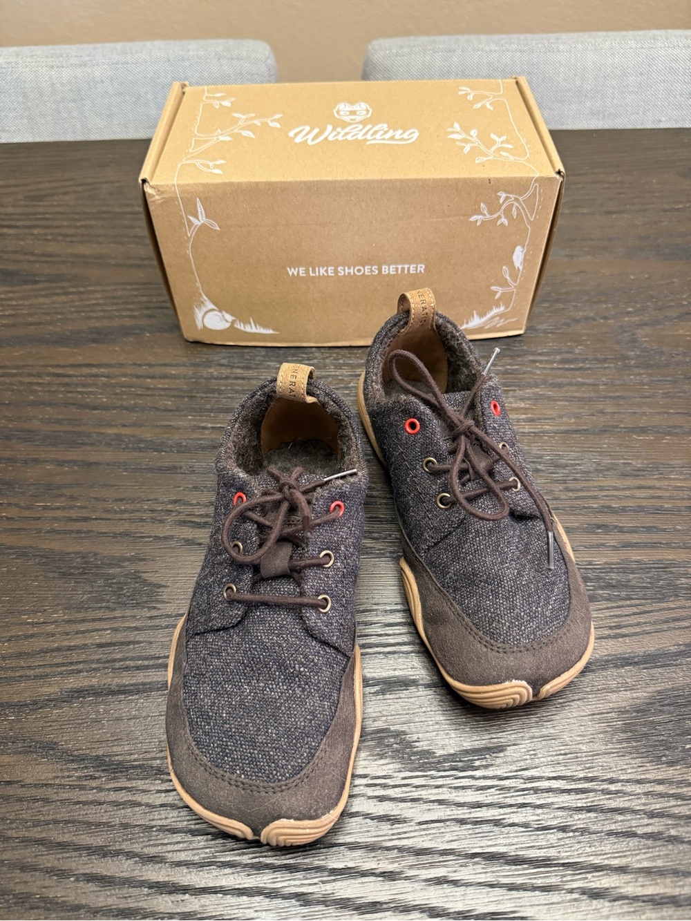 Wildling Emmer Kids Barefoot Shoes US 12.5 EU 30 Like New w/ Box
